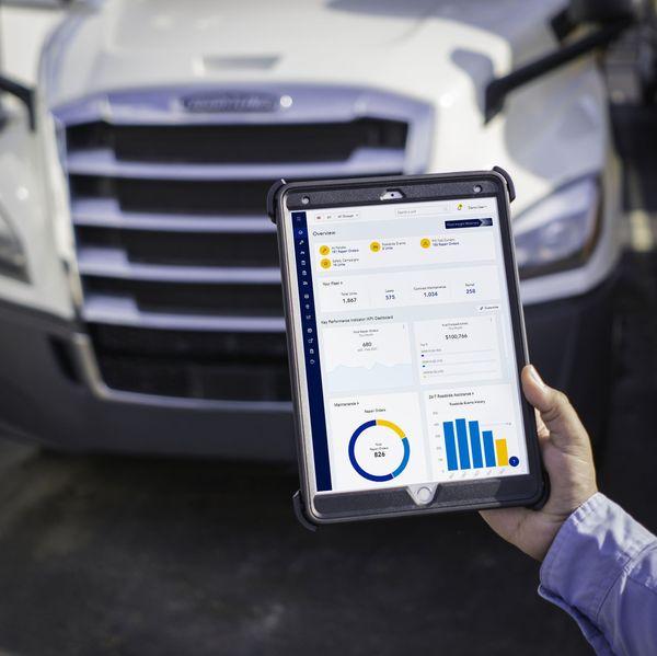 A close up of an ipad showing graphs and charts on the screen.