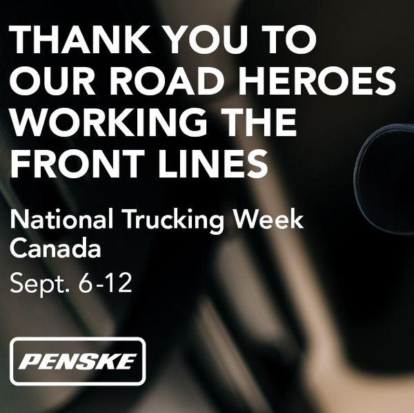 Penske Logistics Thanks Canadian Drivers During National Trucking Week